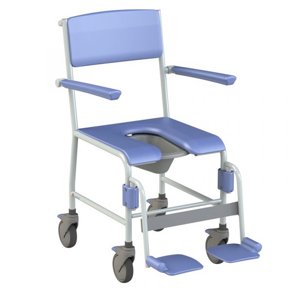 Dusch-Toilettenstuhl Timo mit Beinstutze 6035