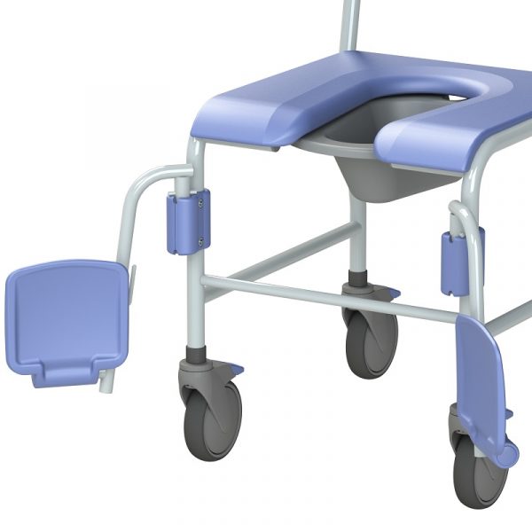 Dusch-Toilettenstuhl Timo mit Beinstutze 6035 – Bild 2