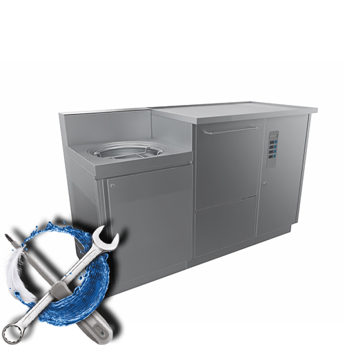 Wartung Steckbecken-Spülgeräte