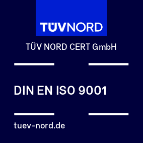 TÜV-Zertifikat für DIN EN ISO 9001