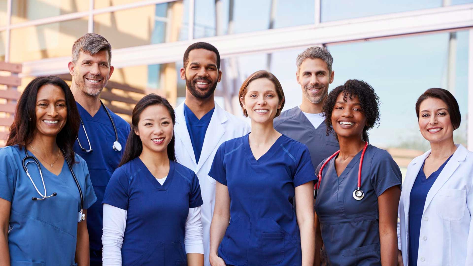 Care Team supported by Erlen care systems